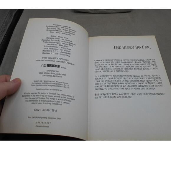 Demon Diary Vol 3 English Manga by Kara/Lee Yun-Hee 2003 Tokyopop Manhwa - Picture 4 of 8